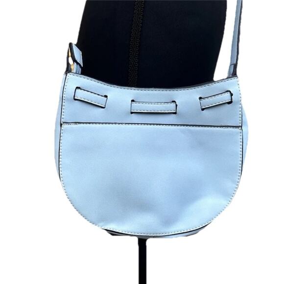 Simply Noelle All Tied Up Small Crossbody Bag In Carolina Blue Spring Minimalist - Picture 4 of 15